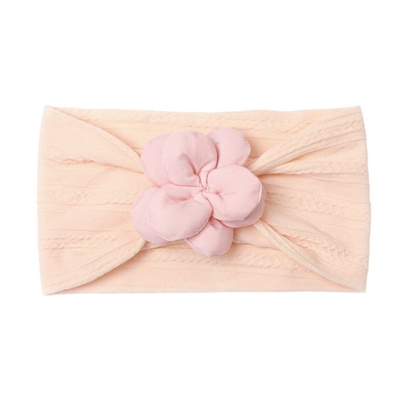 Ketyyh-chn99 Baby Headbands, Bows for Baby Girls Toddler Baby Boys Girls Stretch Flower Knotted Hairband Headwear Headband,Khaki
