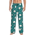 thumbnail image 2 of Kdxio Love Dog Print Men's Sleep Pajama Pant Lounge Pants with Pockets, 2 of 8