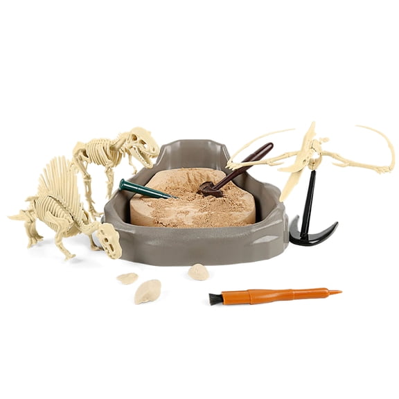 Pre-Owned Science Can STEM Mesozoic Super Dinosaur Fossil Dig Kit for ages 6