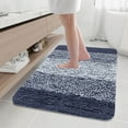 thumbnail image 4 of NWOKYZGH Bathroom Rug Mat Soft Non Slip Absorbent Bath Rug Machine Wash and Dry, Bathroom Carpet Mats for Tub, Shower, Bath Room, Floor, Indoor 23 inches x15 inches, 4 of 7