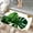 Monstera Leaves Pattern, variant on 1pc Embroidered Rabbit Absorbent Non-Slip Bathroom Thickened Flannel Rug Decor,Soft,Quick Drying,Suitable For Indoor/outdoor Use,Bathrooms,Bedrooms,Kitchens,Terrace,Laundry Rooms,16"x24"