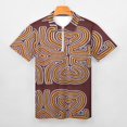 thumbnail image 3 of Mola De Panama Men Zipper T-shirt Summer Casual Short Sleeve T-shirt Top, 3 of 7
