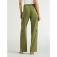 thumbnail image 3 of Sofia Jeans Women's Relaxed Straight Super High Rise Cargo Pants, 32.5" Inseam, Sizes 0-20, 3 of 4