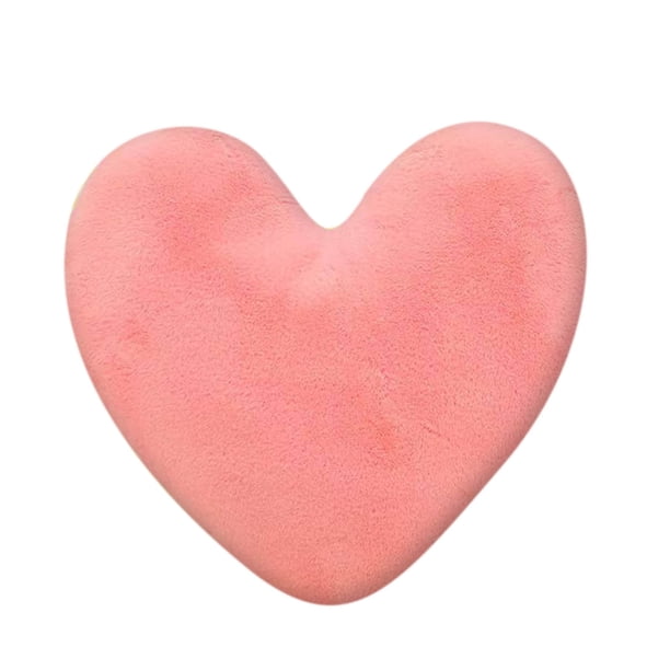 Yhmxh Cojín con forma de corazón, almohadas de corazón, cojín suave para sofá, coche, decoración del hogar, regalo