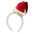 thumbnail image 1 of Bandeaux Festifs Rouges 2 Pcs Bandeau de Noël Accessoire de Cheveux pour Enfants Adultes Décoration de Fête Mariage Festival Célébration Design Velours Scintillant Facile à Porter Poids 0.31 L, 1 of 7