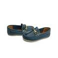 thumbnail image 2 of Zapato Mocasin Audaz para Niño color azul 22, 2 of 6
