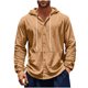 thumbnail image 2 of pstuiky camisas de manga larga para hombre, Camisas de manga larga con capucha y botones lisos y bolsillos informales de lino a la moda para hombre camisetas de hombre xxl, 2 of 9