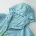 thumbnail image 6 of UAMVSH Lightweight Hooded Jackets for Women Plus Size Summer Fall Sun Protection Hoodie Shirts with Pockets Soft Hiking Athletic Coats(Medium,Light Blue), 6 of 6