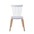 thumbnail image 2 of 4 Sillas de comedor French modernas y minimalsitas con patas de madera - Midtown concept blanco Midtown Concept Sillas French, 2 of 5