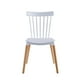 thumbnail image 2 of 4 Sillas de comedor French modernas y minimalsitas con patas de madera - Midtown concept blanco Midtown Concept Sillas French, 2 of 5