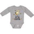 thumbnail image 3 of Inktastic My 1st Easter Boy Bunny Rabbit Boys Long Sleeve Baby Bodysuit, 3 of 5