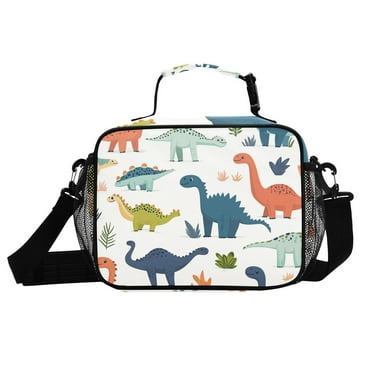 Yayeee Insulated Lunch Bag for Kids with Side Mesh Bottle Pocket Cute School Lunch Box for Boys and Girls Easy-Clean Container
