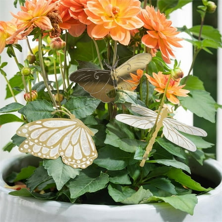 Garden of Wonder Plant Support & Accessories, Metal, Plant Accessory Sheet, Flying Friends