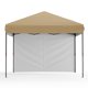 thumbnail image 1 of Carpa Tipo Cenador Plegable 3x3m para Exterior - Montaje Fácil por Una Individuo - Impermeable y Protección UV - Tela Oxford 210D Plateada, Incluye 1 Pared Lateral, 1 of 8