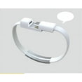 thumbnail image 1 of 21cm Creative Portable Bracelet for iPhone Data Cable iOS Android Type-c Bracelet Mobile Phone Charging line Emergency Power Cord for Apple green 2pcs, 1 of 5