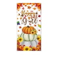 thumbnail image 2 of KKOUHV Thanksgiving Decorations, Fall Harvest Door Covers for Front Door Cover, Pumpkin Fall Door Cover, Indoor Outdoor Party Photo Booth Props, 2 of 5