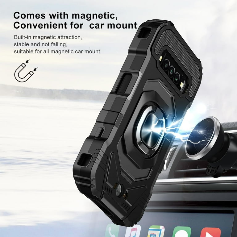 Wireless ProTech Case For Kyocera DuraForce PRO 3 - Includes Kickstand & Screen Protector