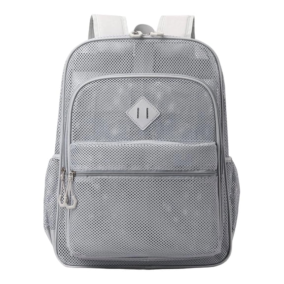 27L Large Capacity Mesh Backpack, Breathable Lightweight School Bookbag for Travel Gym Hiking, Durable Daypack with Padded Straps for Men Women