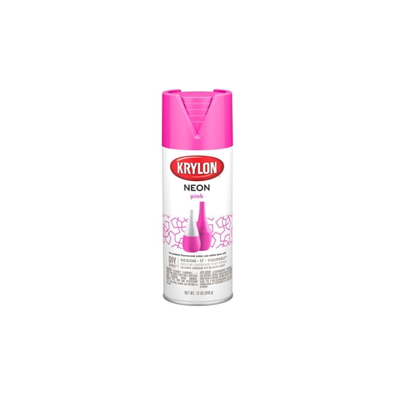 Krylon Neon Spray Paint 12oz Pink