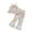 Multicolor, variant on MIXUE Toddler Girls Outfit Sets Summer Floral Print Spaghetti Strap Camisole Tops And Flared Pants Two Piece Activewear,Multicolor,3-4 Years