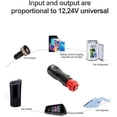 thumbnail image 4 of Male Cigarette Lighter Socket,Male Cigarette Lighter Adapter,Male Cigarette Lighter Plug Socket,12V European Cigarette Lighter Adapter Plugs - 2PC(7.88*2.4*2.4cm), 4 of 5