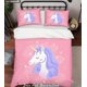 thumbnail image 2 of 3D Unicornio Rojo Funda de edredón Set Ropa de cama Set Funda Nórdica Fundas de almohada Sf263, 2 of 3