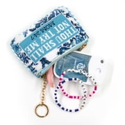 Hi Peach Layne Thou Shall Not Try Me Mothers Day Gift Needlepoint Keychain Pouch