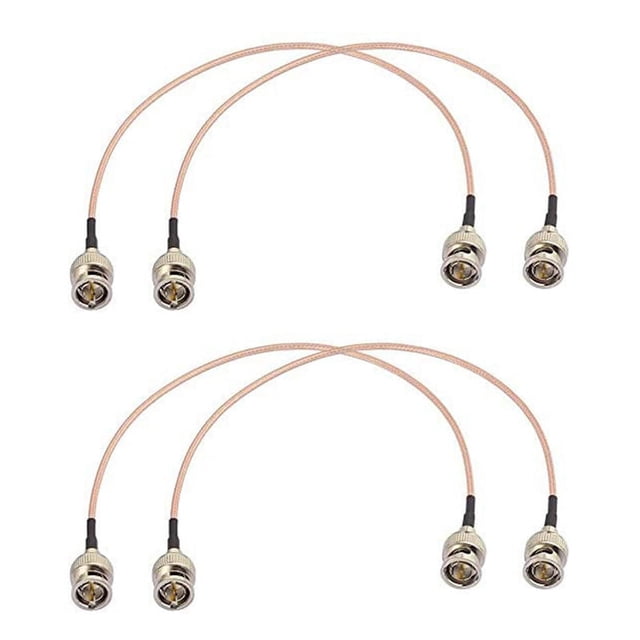 4 Piezas 3G HD SDI Cable BNC Cable 30cm 75 Ohm para Cámaras BMCC Equipo de Video Admite HD-SDI 3G-SDI 4K 8K SDI Video Cable