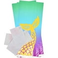thumbnail image 3 of 100 Count Mermaid Treat Party Bags Gold Mermaids Tail Plastic Cellophane Bag Cookie Candy Goodies Favor Bag for Kids Under the Sea Little Mermaid Birthday Party Supplies, Carnival Games Goody Grab Bag, 3 of 3