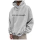 thumbnail image 3 of MHFRRA Sudadera con Capucha y Estampado de Moda para Hombre Gris, 3 of 4