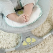 Ingenuity Swing n Go Portable 5-Speed Baby Swing Infant Seat with Music - Hugs & Hoots (Unisex)