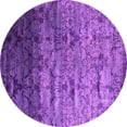 thumbnail image 1 of Ahgly Company Indoor Round Abstract Pink Contemporary Area Rugs, 3' Round, 1 of 4