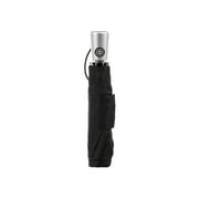 Totes One-Touch Auto Open Close Rain Umbrella with Sunguard Black