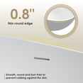 thumbnail image 5 of Altair 55" x 30" Solid Surface Soaking Bathtub and Integrated Overflow, 5 of 24