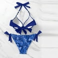 thumbnail image 6 of Warop Women's Printed Bikini Set, Strappy 2-Piece Swimsuit with All-Over Print, Swimwear for Vacation and Pool Party, 6 of 6