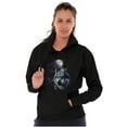 thumbnail image 4 of Wolf Pack Howling at Full Moon Hoodie Sweatshirt Women Men Brisco Brands S, 4 of 6