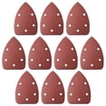 thumbnail image 1 of Lija de Detalle Triangular Uxcell, Papel de Lijado, Hojas de Almohadilla de Lijado Variadas, 5 Agujeros 100 Grits 10pcs, 1 of 5