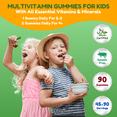 thumbnail image 3 of SHIFAA NUTRITION Halal Gummy Vitamins for Kids | 90 Gummies, 45 Days Supply | Vegetarian | Gluten Gelatin Peanut Dairy Free | w/ All Essential Kids Vitamins C, Zinc A, D, E, B6, B12, Biotin, 3 of 8