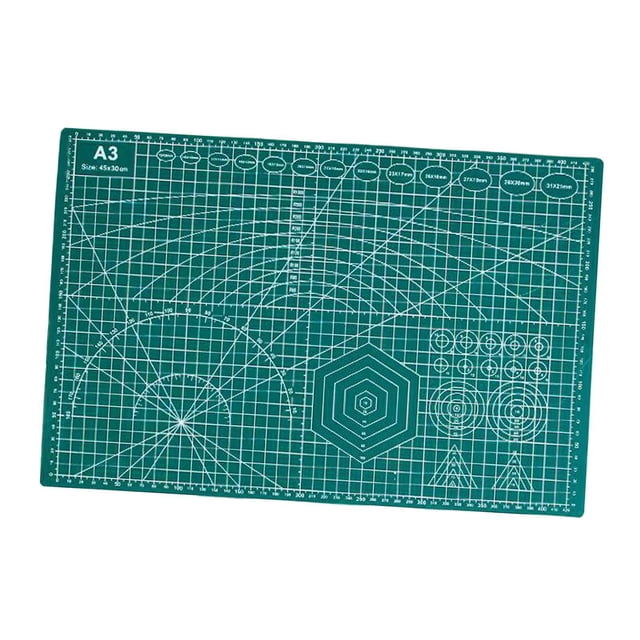 Alfombra de corte, almohadilla de corte, alfombra de costura de precisión de doble cara en cuadrícula, tablero de corte para coser el proyecto de arte A3