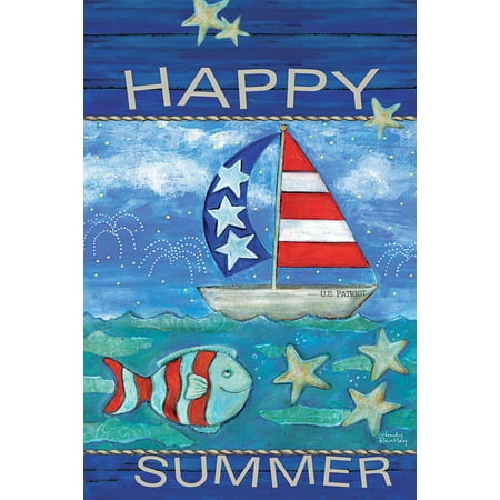 LANG HAPPY SUMMER MINI GARDEN FLAG - Walmart.com