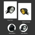 thumbnail image 3 of Guardoinrt High Brightness Motorcycle Headlight Fashionable Appearance Easy To Install Universal Vintage Style yellow glass, 3 of 6