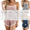 thumbnail image 3 of Wensltd Lace Camisole Pajamas for Women Soft Crop Top and Shorts Casual Sleepwear, 3 of 6