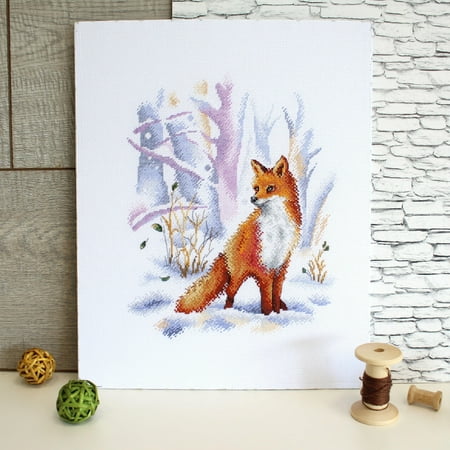 UPC: 4627167307559 | Winter Forest Mistress SNV-754 Counted Cross Stitch Kit