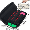 thumbnail image 3 of Herdesigns Dragonfly Carry Case Compatible with Nintendo Switch 2017 & Oled 2021, with 20 Game Card Slots, Leaves Rustic Botanical Portable Travel Carrying Case Pouch for Accessories & Games, 3 of 8