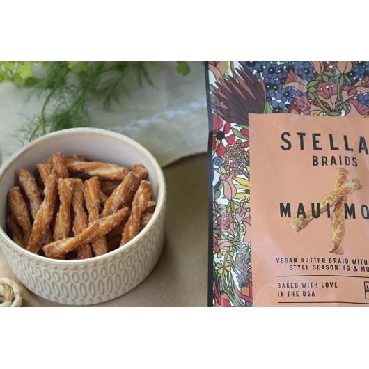 Stellar Snacks Pretzel Braids, Maui Monk 5 Oz Bag