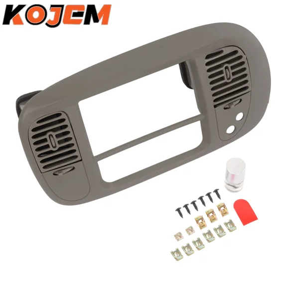 Kojem Center Dash Radio A/C Vent Air Bezel Brown for 1997-2003 Ford F150 Expedition