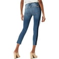 thumbnail image 2 of Joe's Jeans Womens Icon Side Stripe Mid-Rise Skinny Jeans Blue 27, 2 of 2
