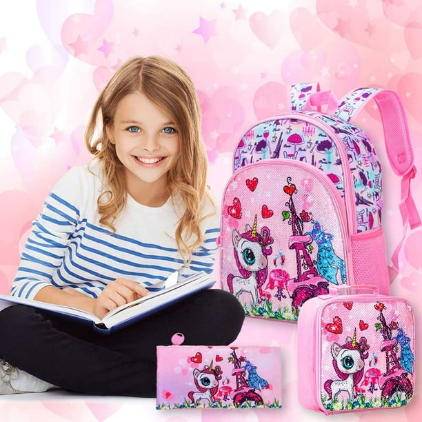 Sequin unicorn backpack hot sale walmart