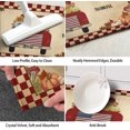 thumbnail image 5 of Fall Kitchen Mat Set of 2 Piece Non-Slip Autumn Pumpkin Truck Red Buffalo Plaid Kitchen Rug Washable Fall Decor Decorations, 5 of 5