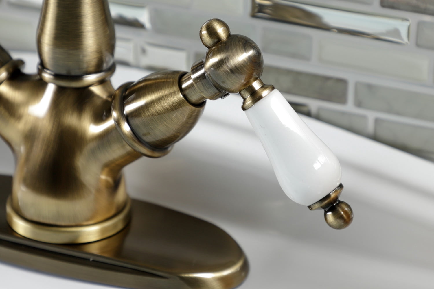 Kingston Brass KS1492PX Vessel Mount Bathroom Faucet, Polished Brass